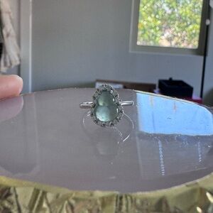 Jade Silver Ring